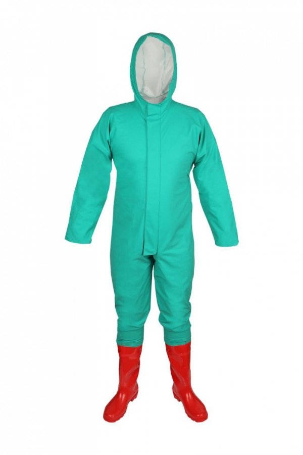 WASSERFESTE SÄURE- UND LAUGENSCHUTZKLEIDUNG MODELL 412