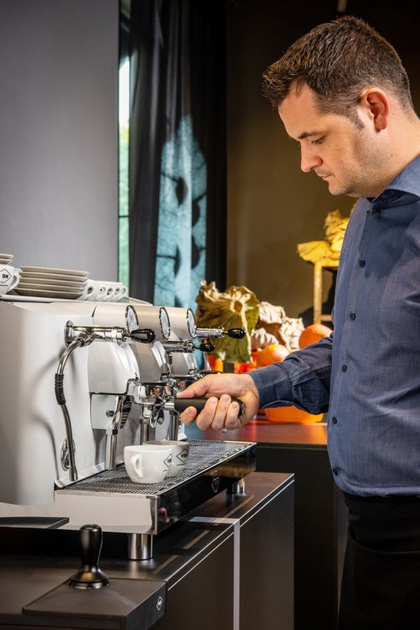 Ekspres kolbowy 3-grupowy | Lollo 3GR White | kolor biały | 5 kW