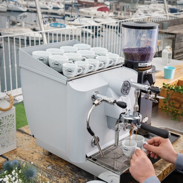 Ekspres kolbowy 1-grupowy | Lollo 1GR White | kolor biały | 1,8 kW