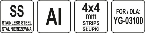 TARCZA DO SZATKOWNICY SŁUPKI 4X4MM