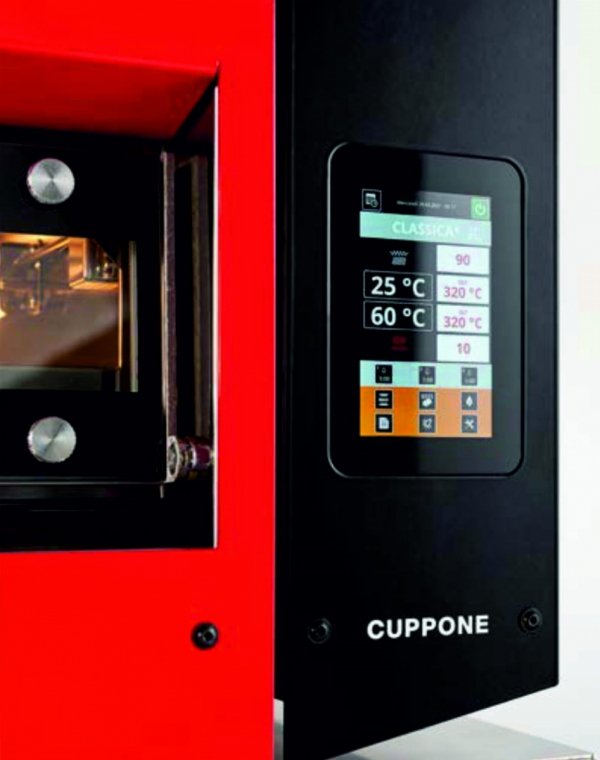 Piec do pizzy elektryczny Cuppone Home HE 400 | jednokomorowy | panel dotykowy | 400x400 mm | HE400/1 TS/FG | zielony