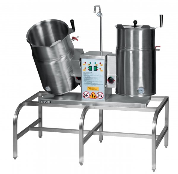 ELECTRIC TILTING BOILING PANS SET OF TWO KEP-30.1x2