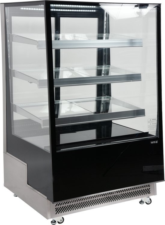 WITRYNA CHŁODNICZA 400L 90x80x144 CZARNA
