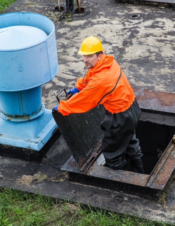 WATERPROOF OVERALLS FOR DRAINING CANAL'S WORKERS WITH PVC SAFETY BOOTS S5 304/K