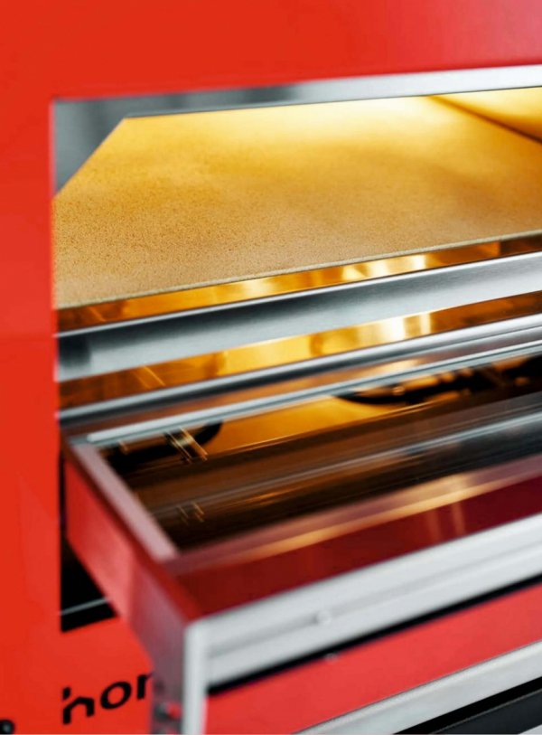 Piec do pizzy elektryczny Cuppone Home HE 400 | jednokomorowy | panel manualny | 400x400 mm | HE400/1 TM/FG | zielony