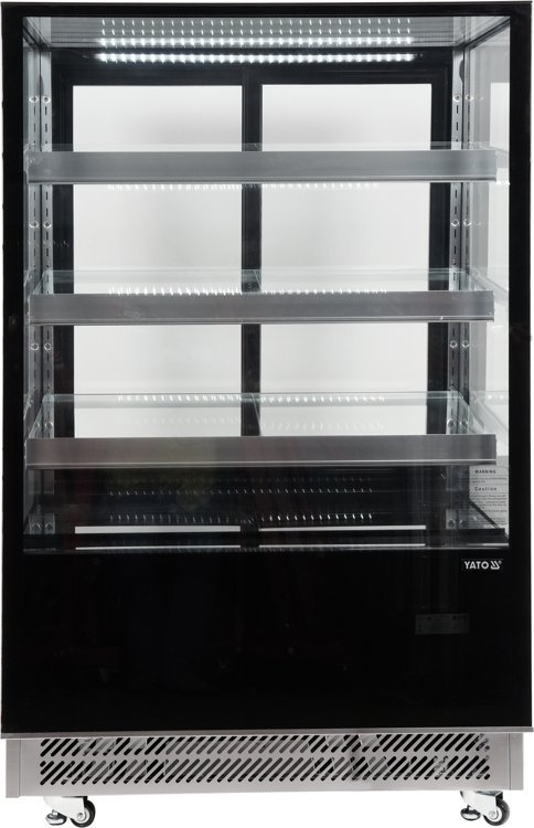WITRYNA CHŁODNICZA 400L 90x80x144 CZARNA