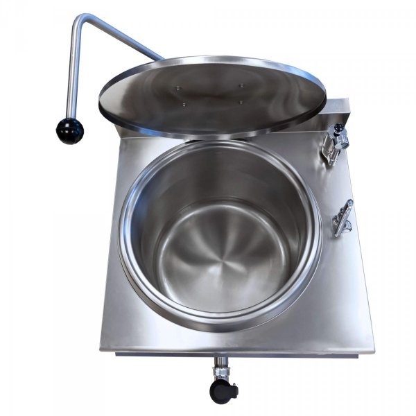 Kocioł warzelny gazowy z grzaniem pośrednim | opcja mieszadła | 19 kW | 150 l | 900x900x900 mm | RQLR-152G