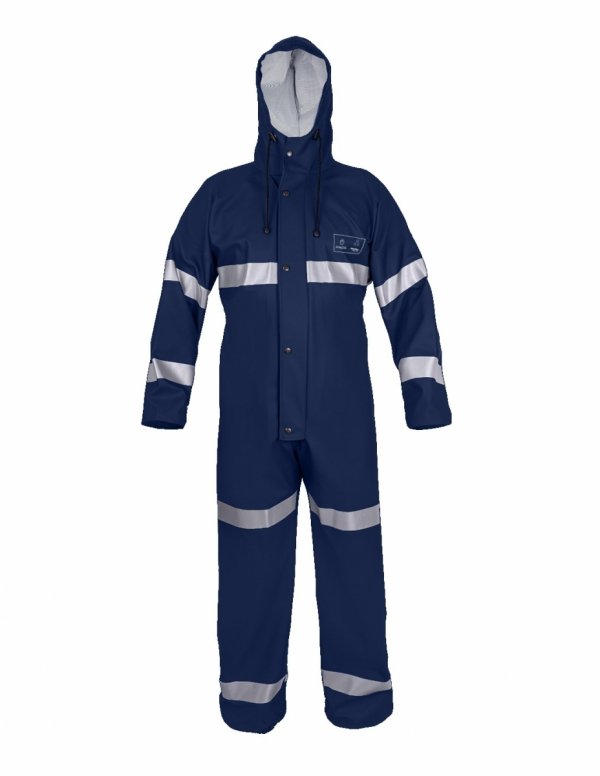 WATERPROOF OVERALLS WITH REFLECTIVE TAPES 104/R