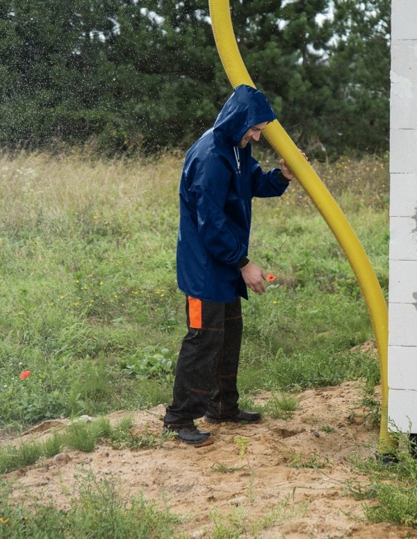 WATERPROOF JACKET 3/4 (ZIP AND SNAPS) 616