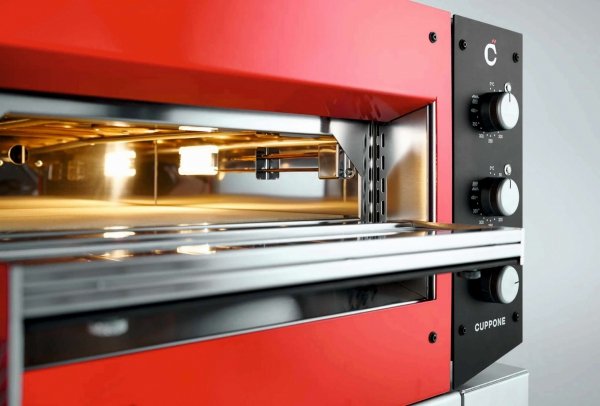 Piec do pizzy elektryczny Cuppone Home HE 400 | jednokomorowy | panel manualny | 400x400 mm | HE400/1 TM/FG | zielony