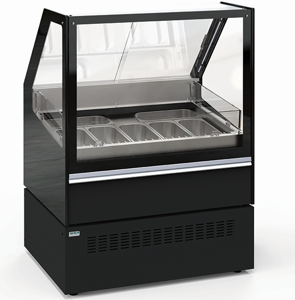 Dystrybutor do lodów | witryna do lodów | konserwator | Gelato VG 7 | 7 kuwet | 973x778x1161 mm