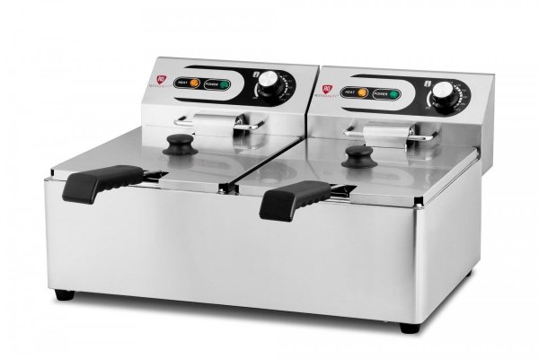 Frytownica elektryczna RQF6L2 | podwójna | 2x6 l | 2x3 kW
