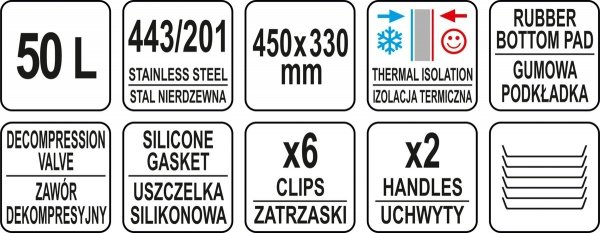 TERMOS TRANSPORTOWY SS 50L