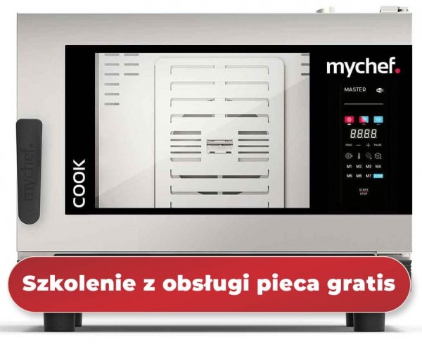 Piec konwekcyjno-parowy elektryczny | automatyczny system myjący | 4xGN1/1 | 6,3 kW | 400 V | Mychef COOK MASTER 041E TSC | System TSC - najwyższa stabilność temperatury