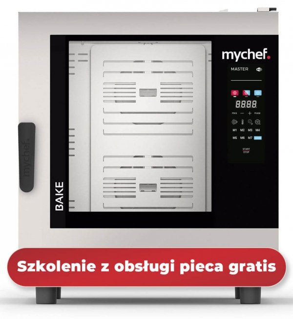 Piec konwekcyjno-parowy elektryczny | piekarniczo-cukierniczy | automatyczny system myjący | 6x600x400 |  12,6 kW | 400 V | Mychef BAKE MASTER 6E TSC | System TSC - najwyższa stabilność temperatury