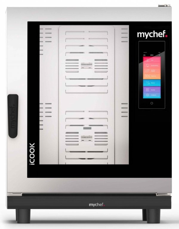 Piec konwekcyjno-parowy elektryczny | automatyczny system myjący | 10xGN1/1 | 18,6 kW | 400 V | Mychef iCook 101E TSC | System TSC - najwyższa stabilność temperatury