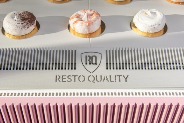 Witryna cukiernicza chłodnicza Dolce Visione Basic 700 BIANCO | 700x670x1300 mm | białe wnętrze