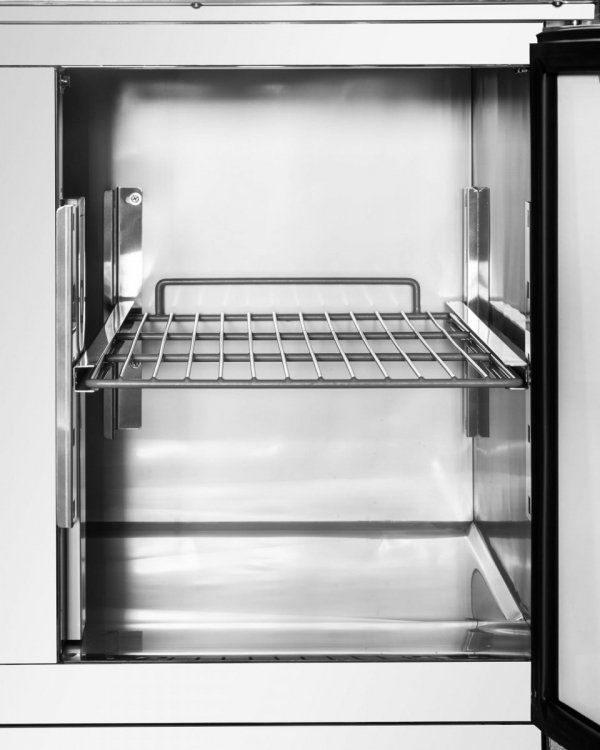 Stół chłodniczy 2-drzwiowy RQPS900  | do pizzy | z blatem granitowym | 900x700x1090 mm