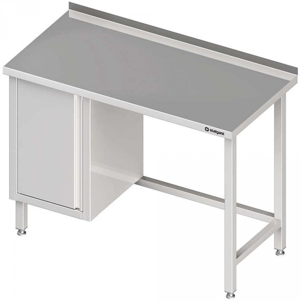 stół przyścienny z szafką (L),bez półki 1100x700x850 mm