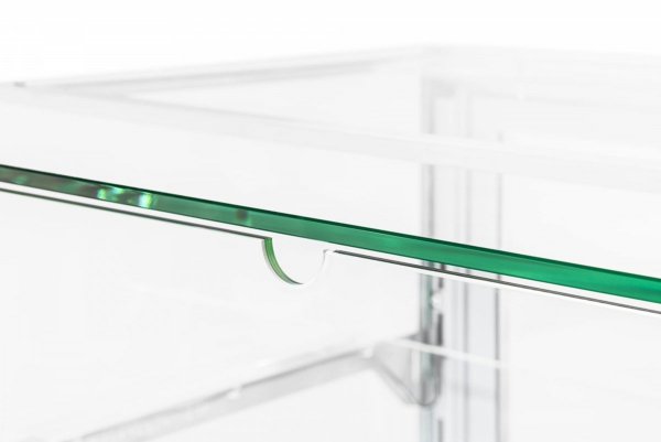 Witryna cukiernicza neutralna Dolce Visione Breve Neutro Premium 1300 | podświetlany cokół | wersja obniżona | 1300x670x1110+/-10 mm