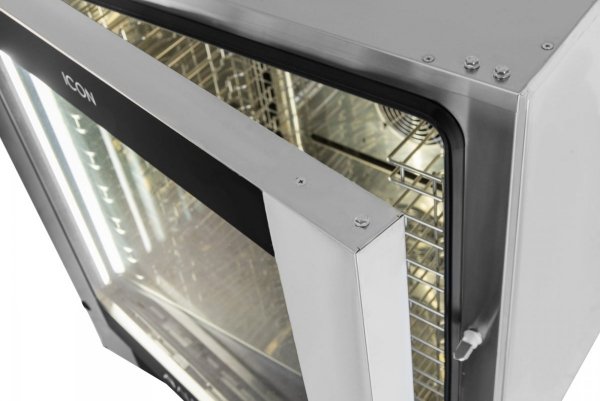 Piec konwekcyjno-parowy ICET051E | automatyczny system myjący | 5x GN 1/1 | 5x 600x400 | Alphatech by Lainox  | sterowanie elektroniczne