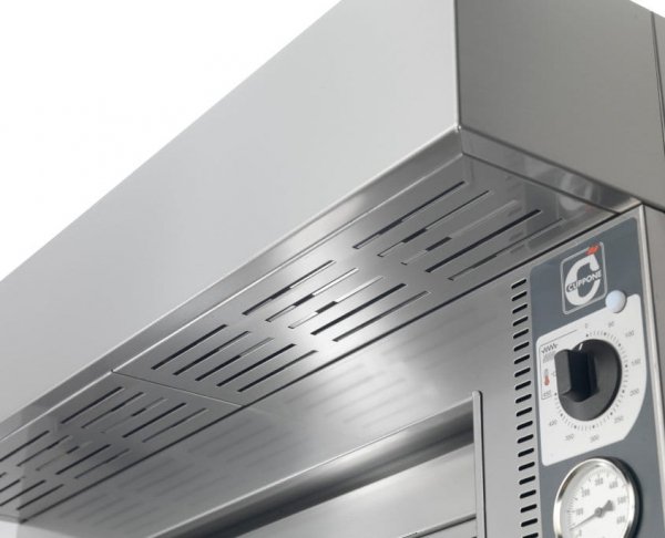 Piec do pizzy elektryczny Cuppone Tiziano | dwukomorowy | 4+4x25 | TZ425/2M