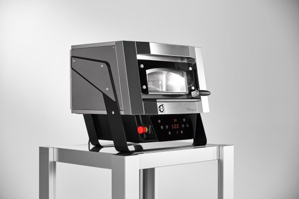 Piec do pizzy obrotowy Mantegna | MN40/1DG-P | elektryczny | max.500 °C | 1x40cm | 4 kW | 670x664x605 mm
