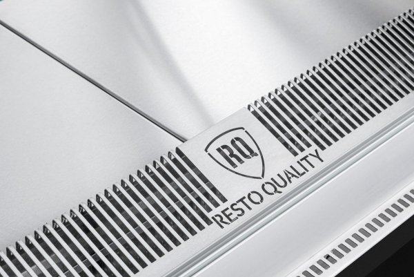 Witryna cukiernicza neutralna Dolce Visione Breve Neutro Premium 900 | wnętrze ze stali nierdzewnej | wersja obniżona | 900x670x1110+/-10 mm