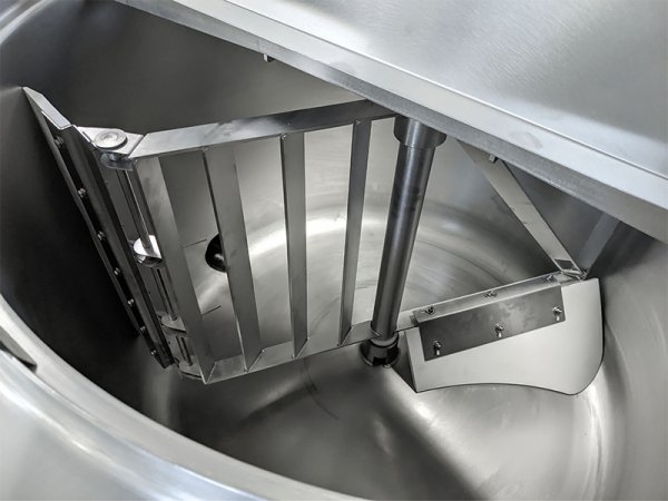 Kocioł warzelny elektryczny z grzaniem pośrednim | mieszadło w zestawie | 36 kW | 400V | 300 l | 1320x1330x940 mm | RQK-305ERM