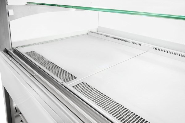 Witryna cukiernicza chłodnicza Dolce Visione Premium 700 | wnętrze ze stali nierdzewnej | 700x670x1300 mm