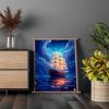 Malowanie Po Numerach Zestaw Magiczny Statek 40x50