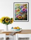 Haft Diamentowy Wesołe Dmuchawce 45x60 K