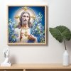 Haft Diamentowy Jezus Święte Światło 30x30 cm