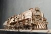 Puzzle 3D Drewniane Lokomotywa z Węglarką uGEARS
