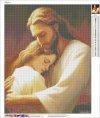 Haft Diamentowy Jezus Przyjaciel 45x55 cm