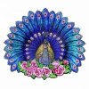 Puzzle Drewniane Piękny Paw A3