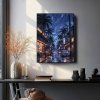 Malowanie Po Numerach Zestaw Noc i Palmy 40x50