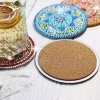 Haft Diamentowy - Podkładka podkładki pod szklanki - Sowy