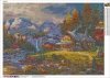 Haft Diamentowy Górski Dom 55x75 K