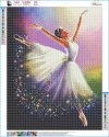 Haft Diamentowy Baletnica 40x50