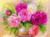 Haft Diamentowy Zachwyt Piwonii 30x40 cm