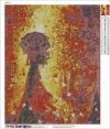 Haft Diamentowy Jesienna Kobieta 45x55 cm K
