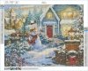 Haft Diamentowy Świąteczny Wieczór 40x50
