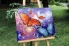 Malowanie Po Numerach Zestaw Motyle 40x50