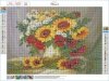 Haft Diamentowy Bukiet z Ogrodu 30x40 cm
