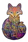 Puzzle Drewniane Baśniowy Lis A4