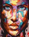 Malowanie Po Numerach Zestaw Kolorowy Twarz 40x50