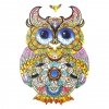 Puzzle Drewniane Urocza Sowa XL