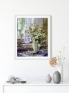 Haft Diamentowy Subtelne Margaretki 40x50