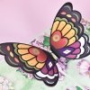 Kartka Pocztowa Okolicznościowa 3D Pop-up Piękny Motyl